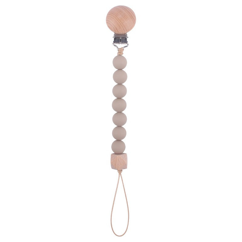 Beech Wood Pacifier Clip