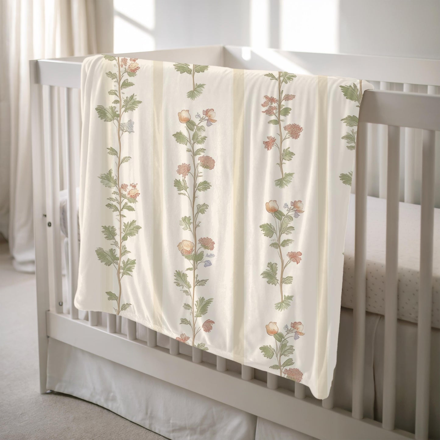 Bible Verse Christian Baby Blanket | Scripture Quote Keepsake | Soft Cotton for Babies