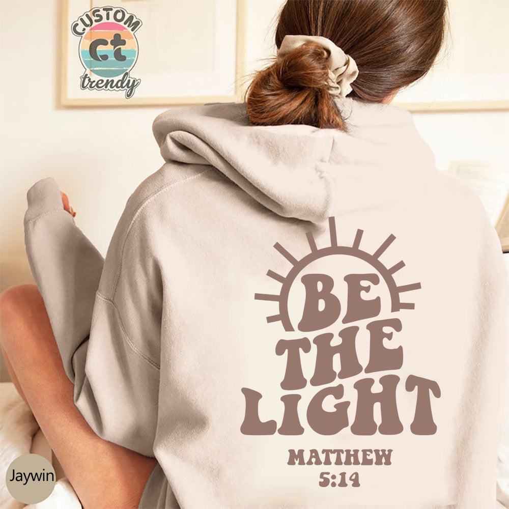 Matthew 5:14 “Be the Light” Hoodie
