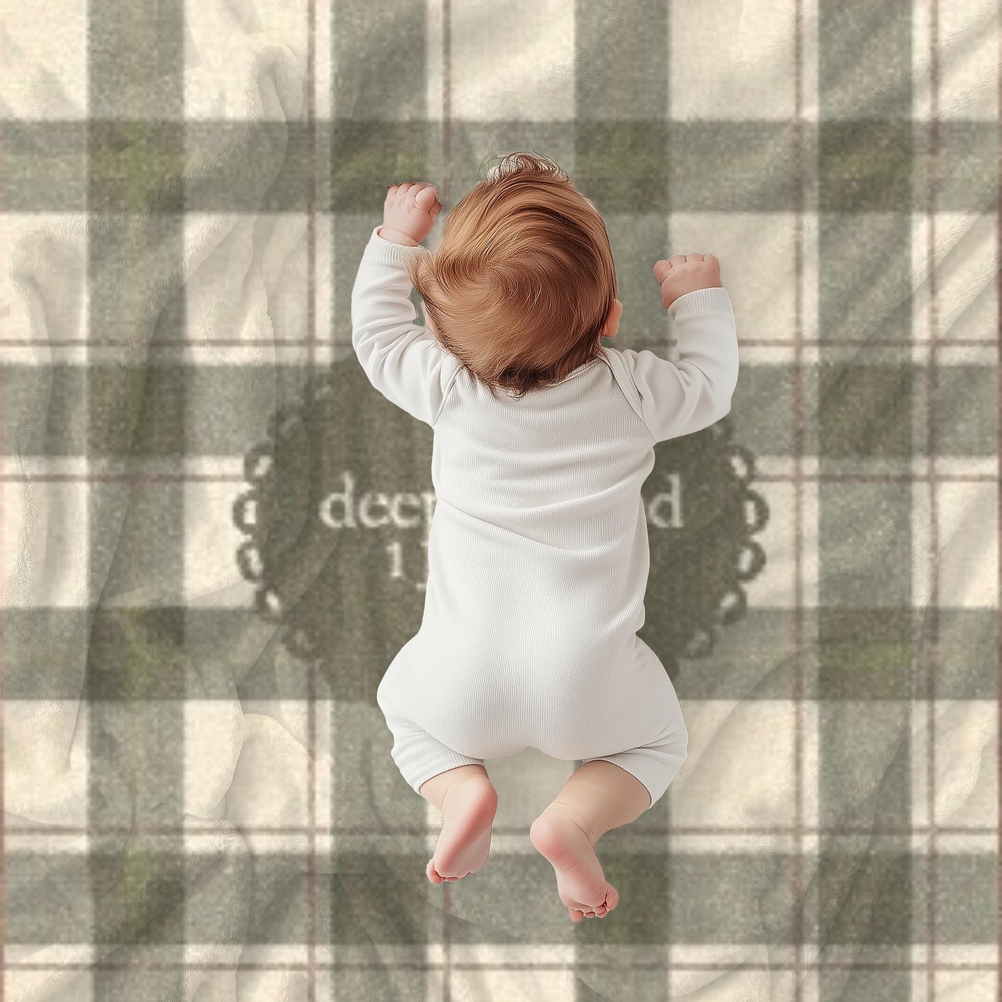 Personalized Christian Baby Blanket | Woven Bible Verse Throw
