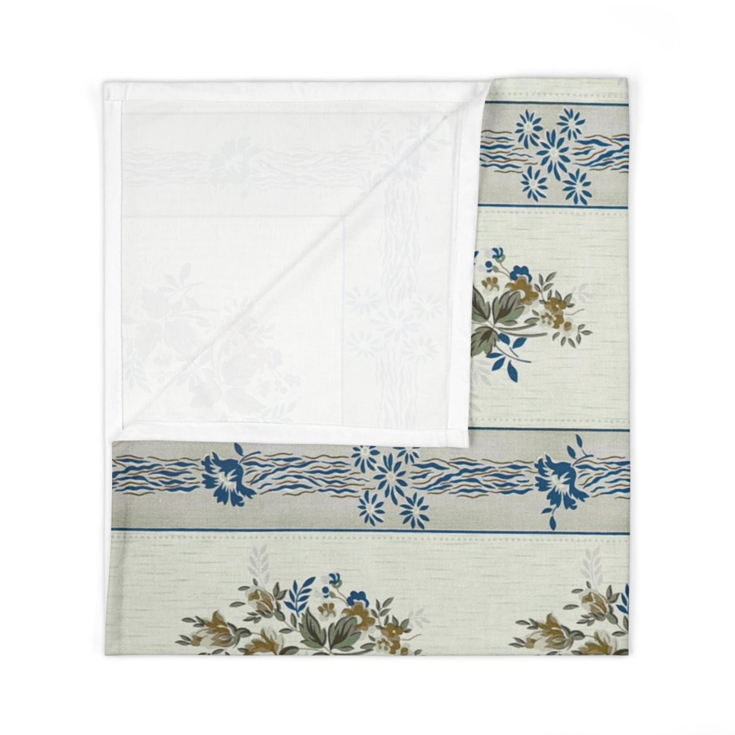 Floral Baby Swaddle Blanket | Ephesians 3:18 Christian Keepsake