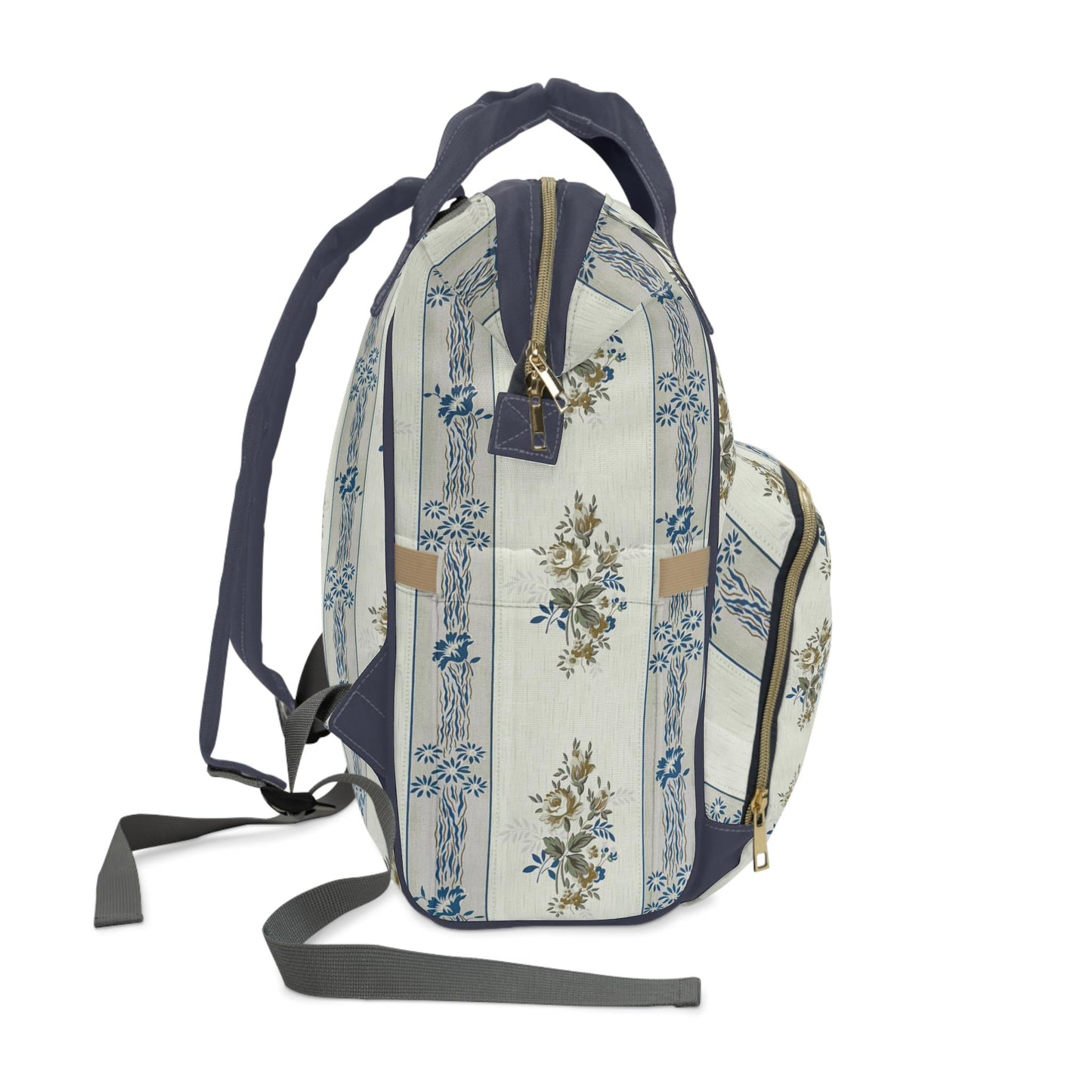 Floral Christian Baby Diaper Bag | Blessed Mom Tote
