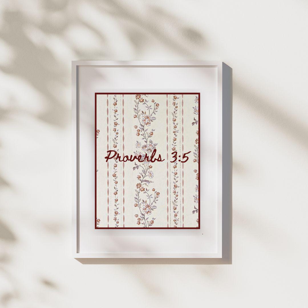 Bible Verse Prints Set | Minimalist Scripture Wall Art (Digital Download
