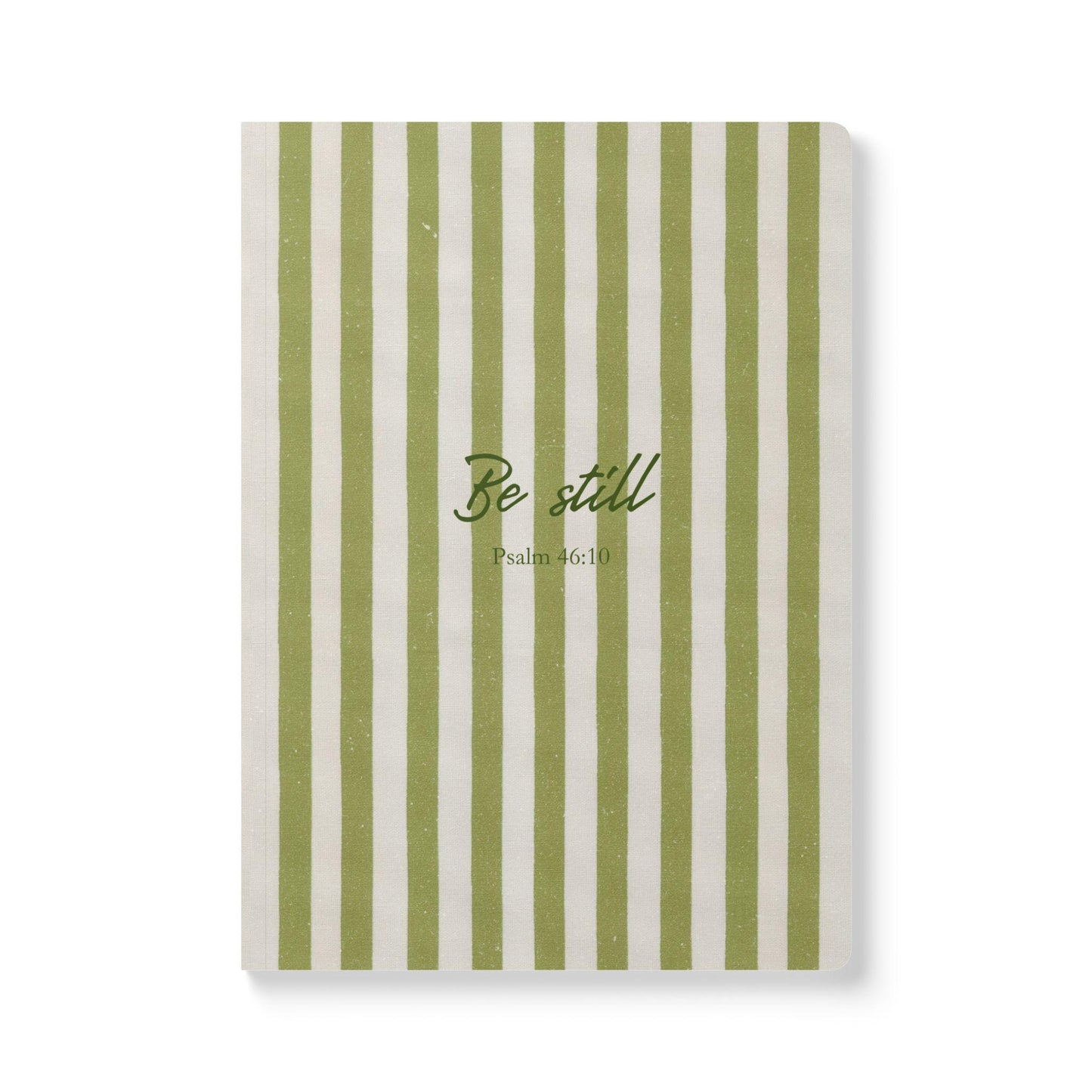 Faith & Self-Care Journal | Olive Green Softcover Notebook | Scripture | Reflection | Mindfulness | Daily Gratitude