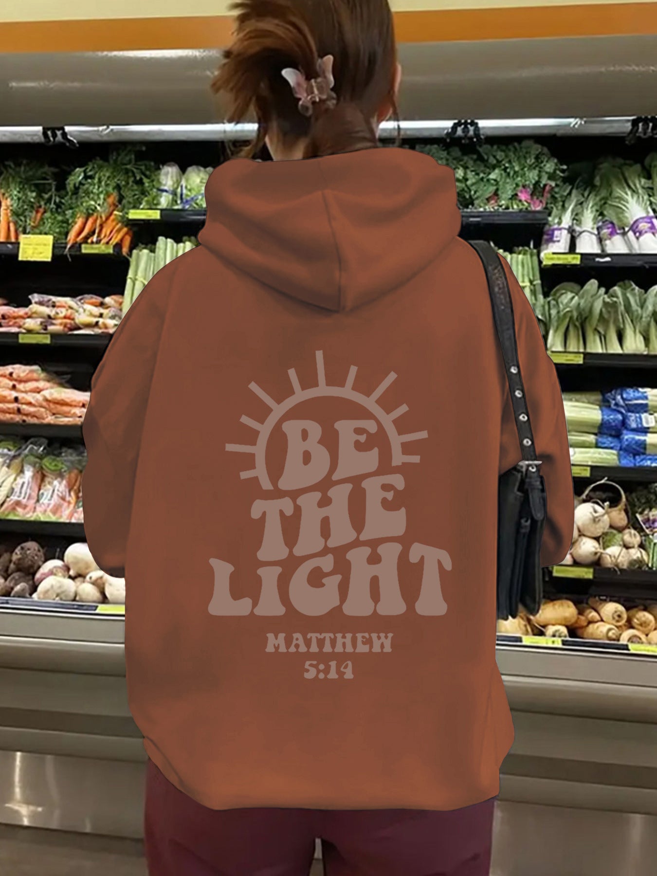 Matthew 5:14 “Be the Light” Hoodie