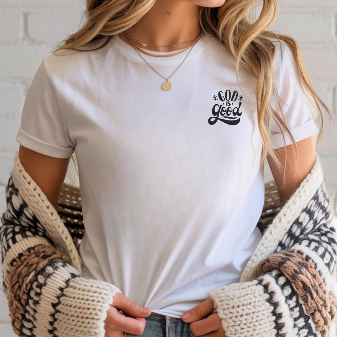 God Is Good T-Shirt | Christian Inspired Design | Faith Typography Tee