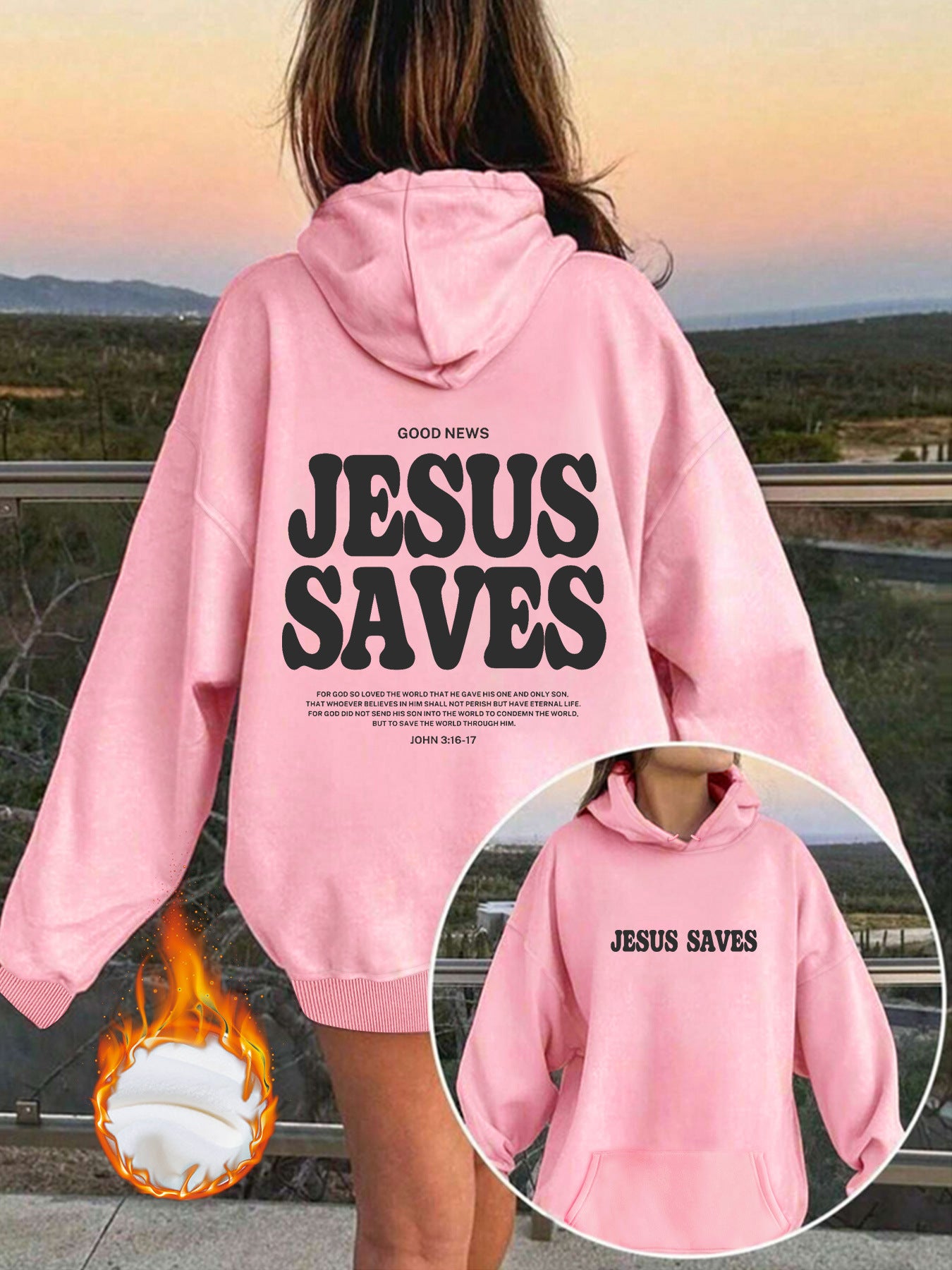 “Jesus Saves” Hoodie