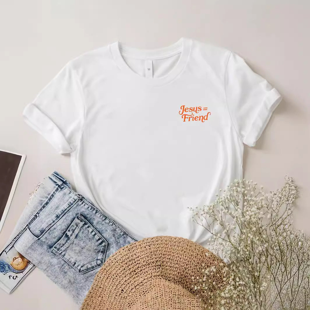 “Oh What a Friend We Have in Jesus” T-Shirt | Short Sleeve Crew Neck, Faith-Inspired Tee