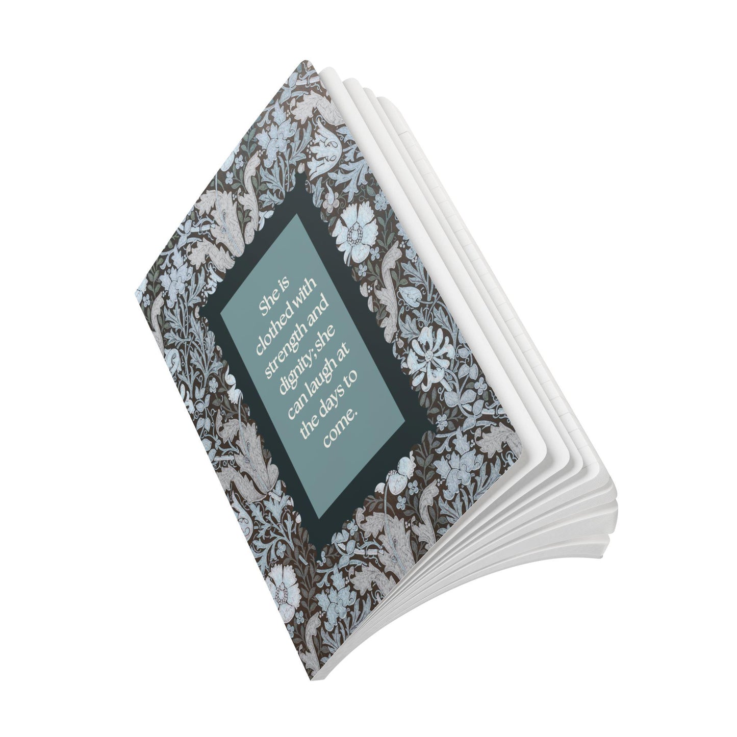 Proverbs 31:25 Journal | Christian Scripture Notebook, Gratitude Gift