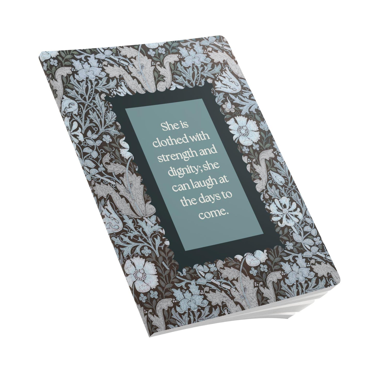 Proverbs 31:25 Journal | Christian Scripture Notebook, Gratitude Gift
