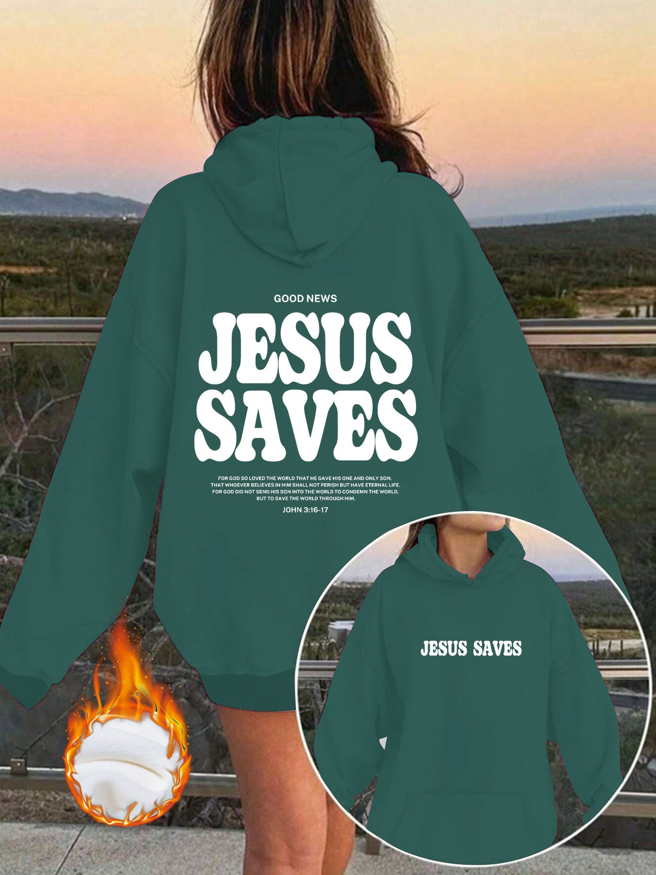 “Jesus Saves” Hoodie