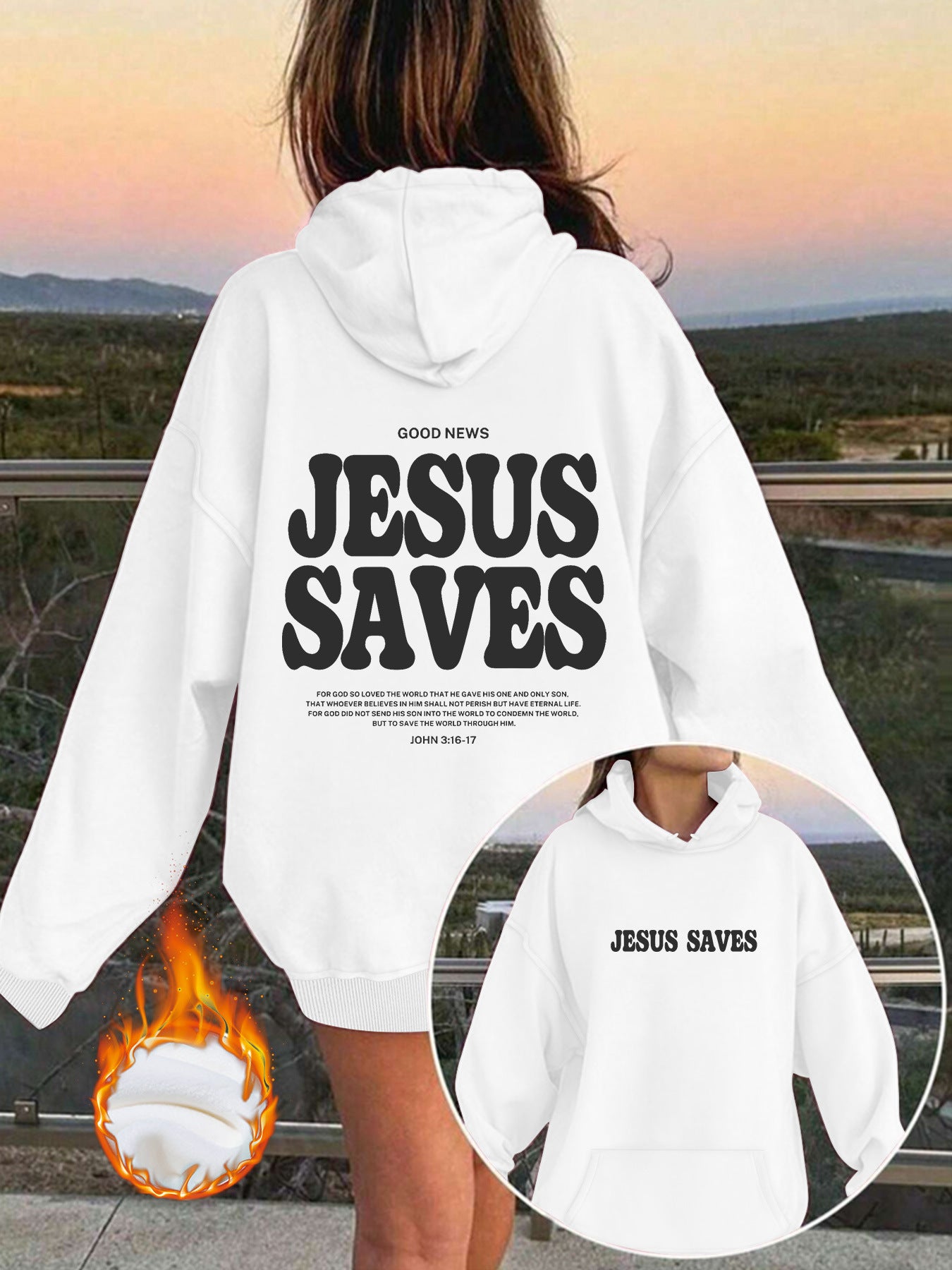 “Jesus Saves” Hoodie