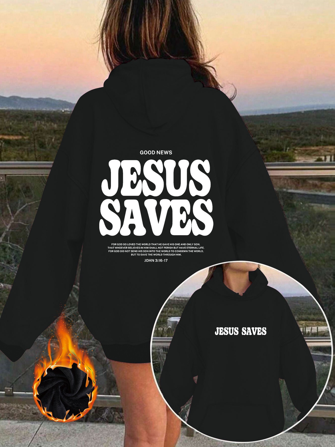 “Jesus Saves” Hoodie