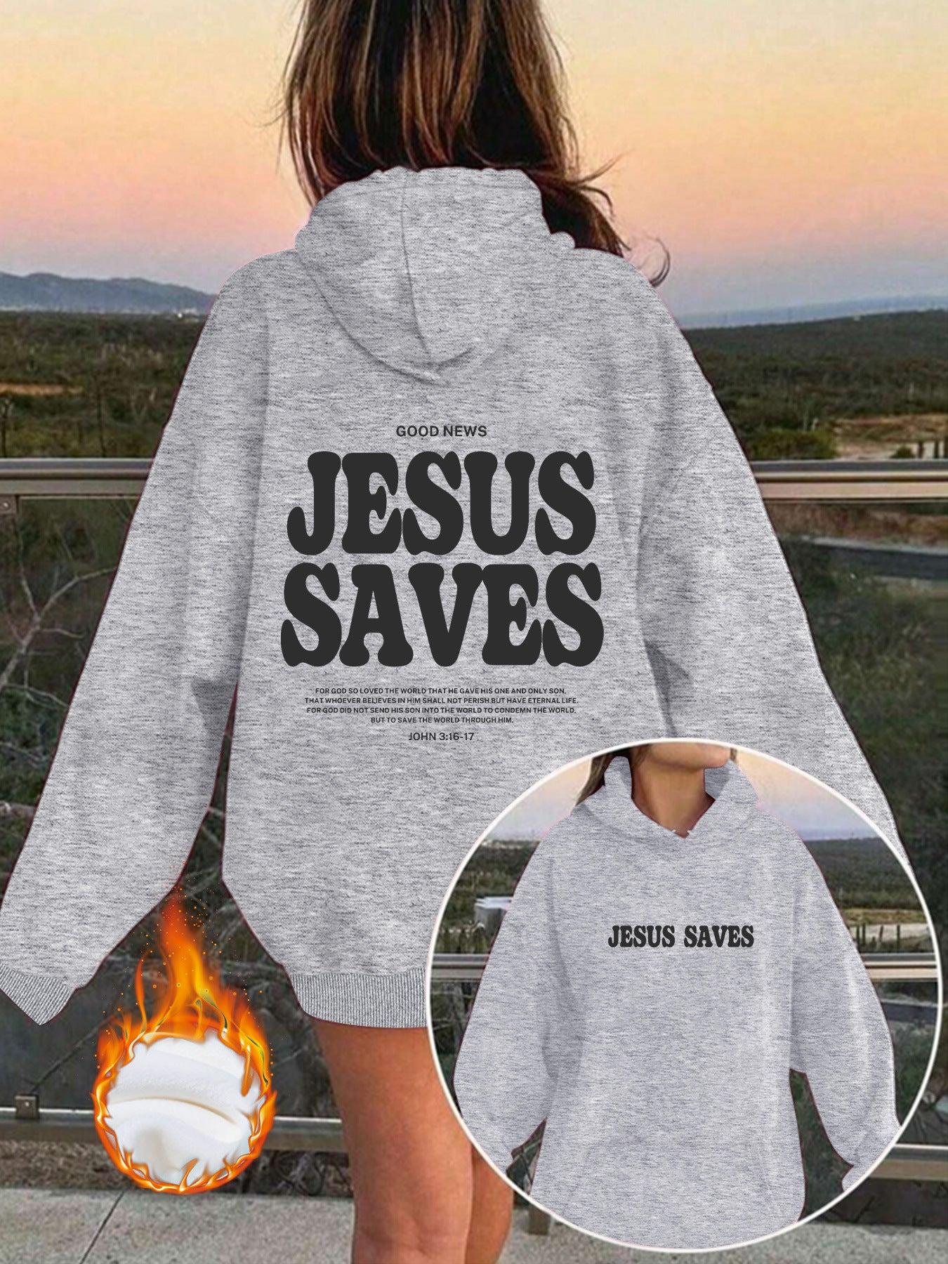 “Jesus Saves” Hoodie