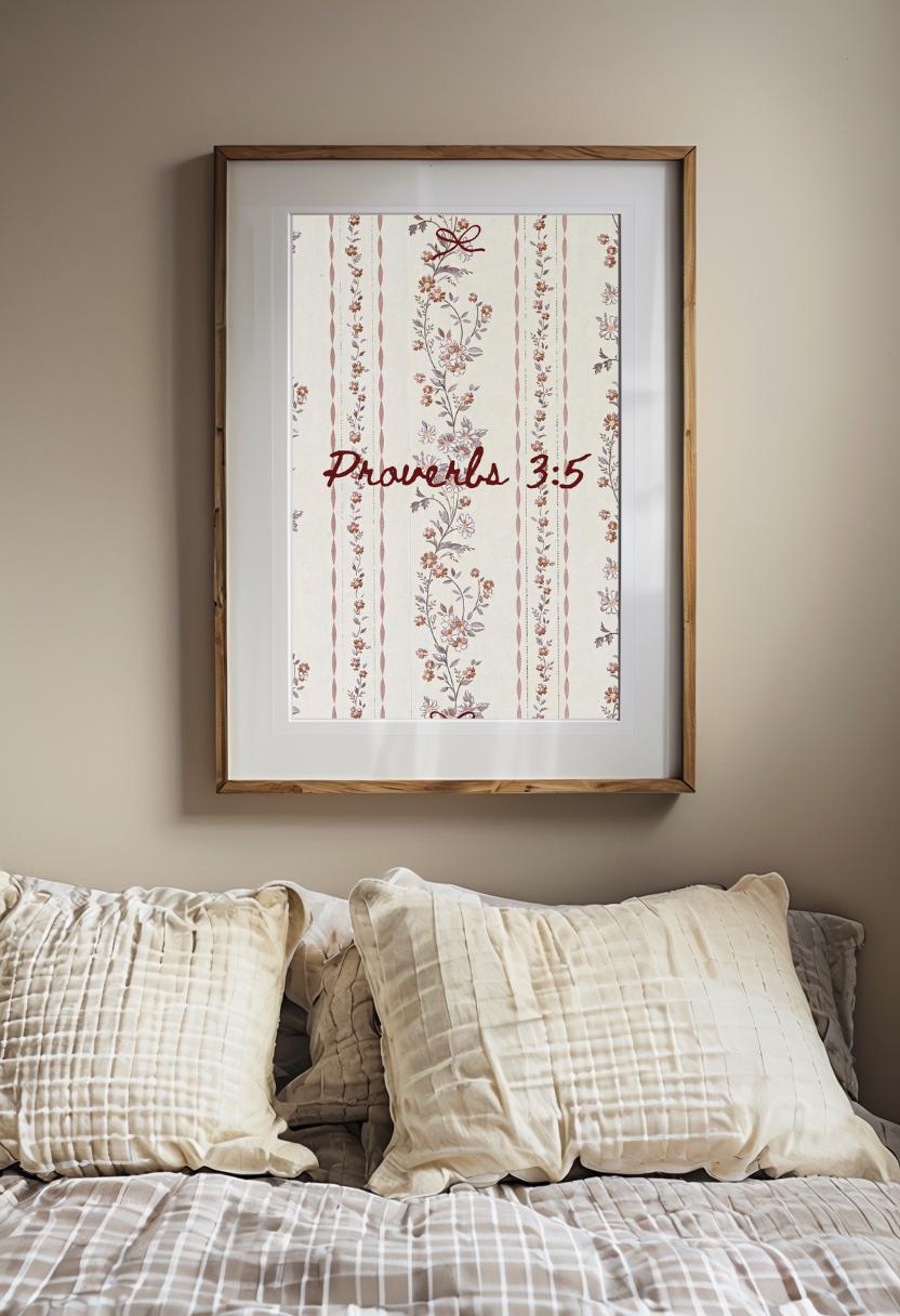 Bible Verse Prints Set | Minimalist Scripture Wall Art (Digital Download