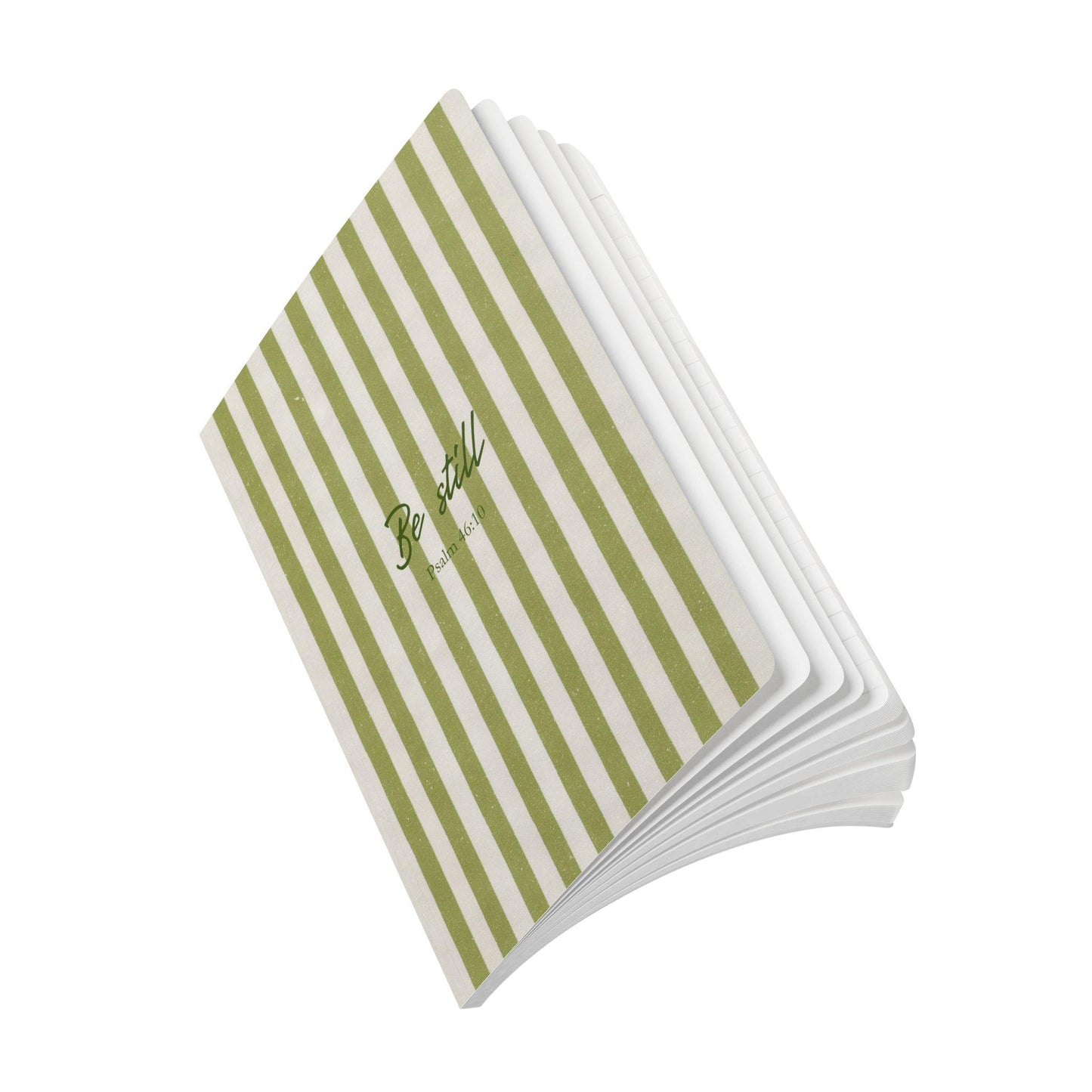 Faith & Self-Care Journal | Olive Green Softcover Notebook | Scripture | Reflection | Mindfulness | Daily Gratitude
