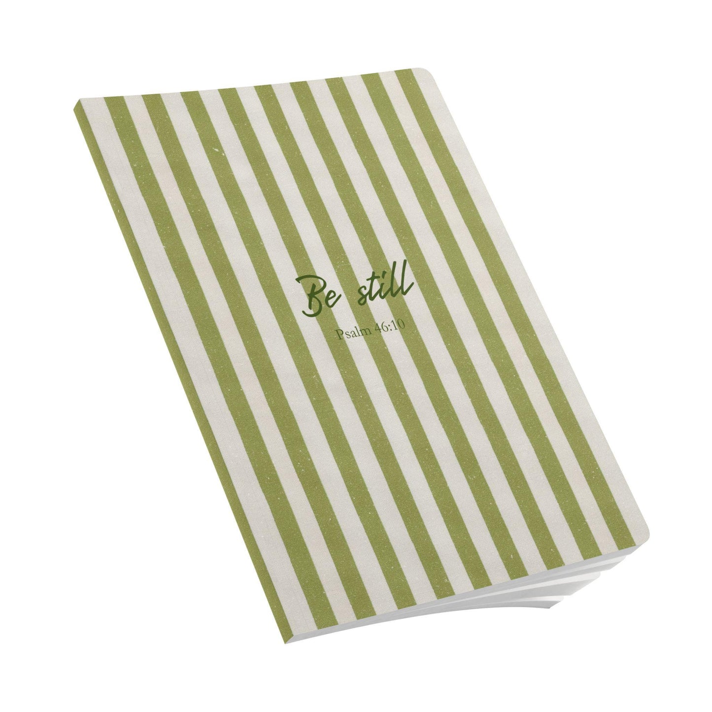 Faith & Self-Care Journal | Olive Green Softcover Notebook | Scripture | Reflection | Mindfulness | Daily Gratitude